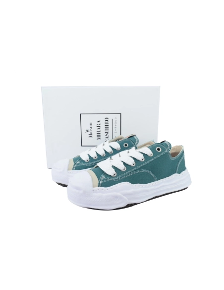 Mihara Yasuhiro Hank OG Sole Canvas Low White Blue A05FW702 NO.776
