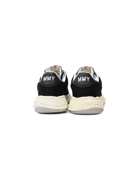 Maison Mihara Yasuhiro Wayne OG Sole Washed Canvas Low Black Grey Sole A08FW708 NO.769