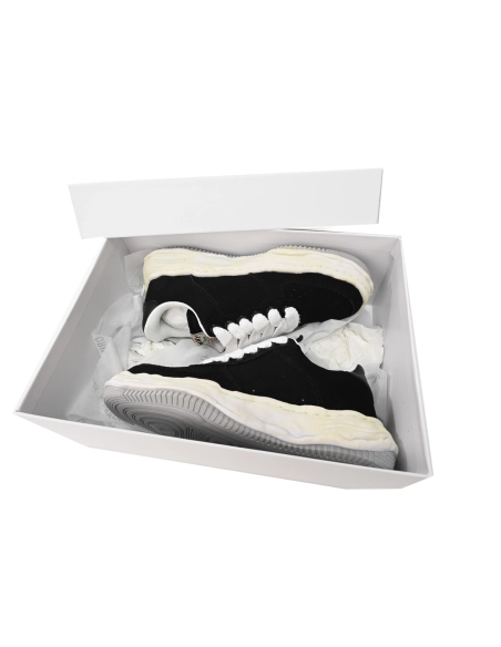 Maison Mihara Yasuhiro Wayne OG Sole Washed Canvas Low Black Grey Sole A08FW708 NO.769
