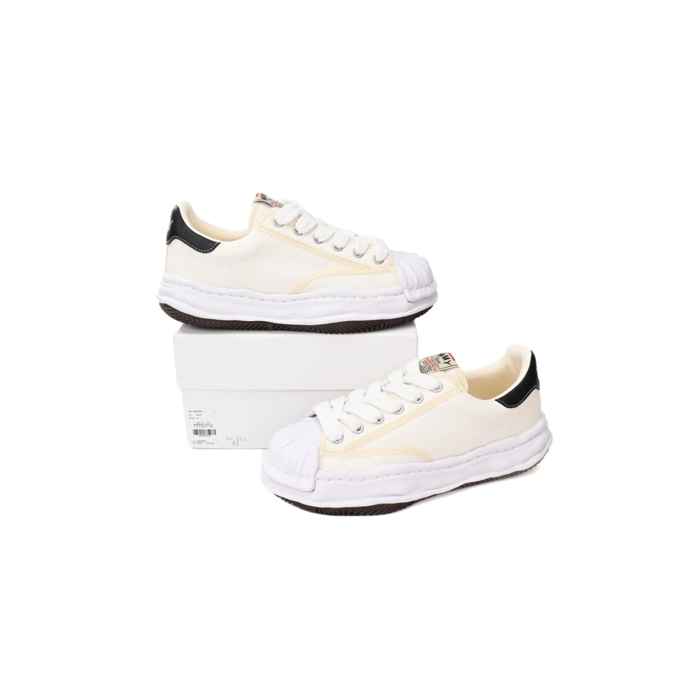 Maison Mihara Yasuhiro Retro White And Black Sole A06FW704 NO.704