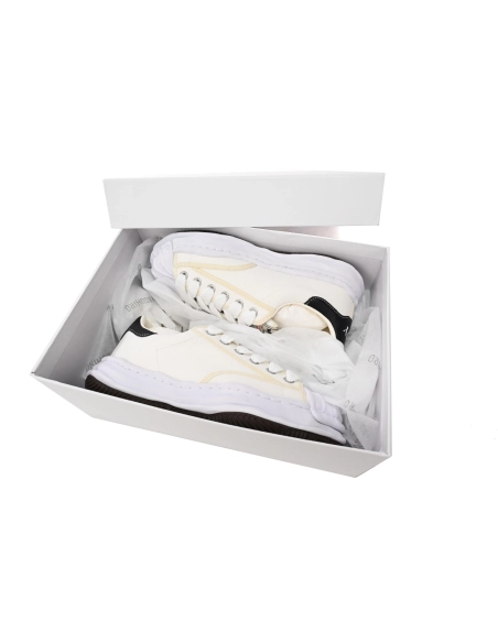 Maison Mihara Yasuhiro Retro White And Black Sole A06FW704 NO.704