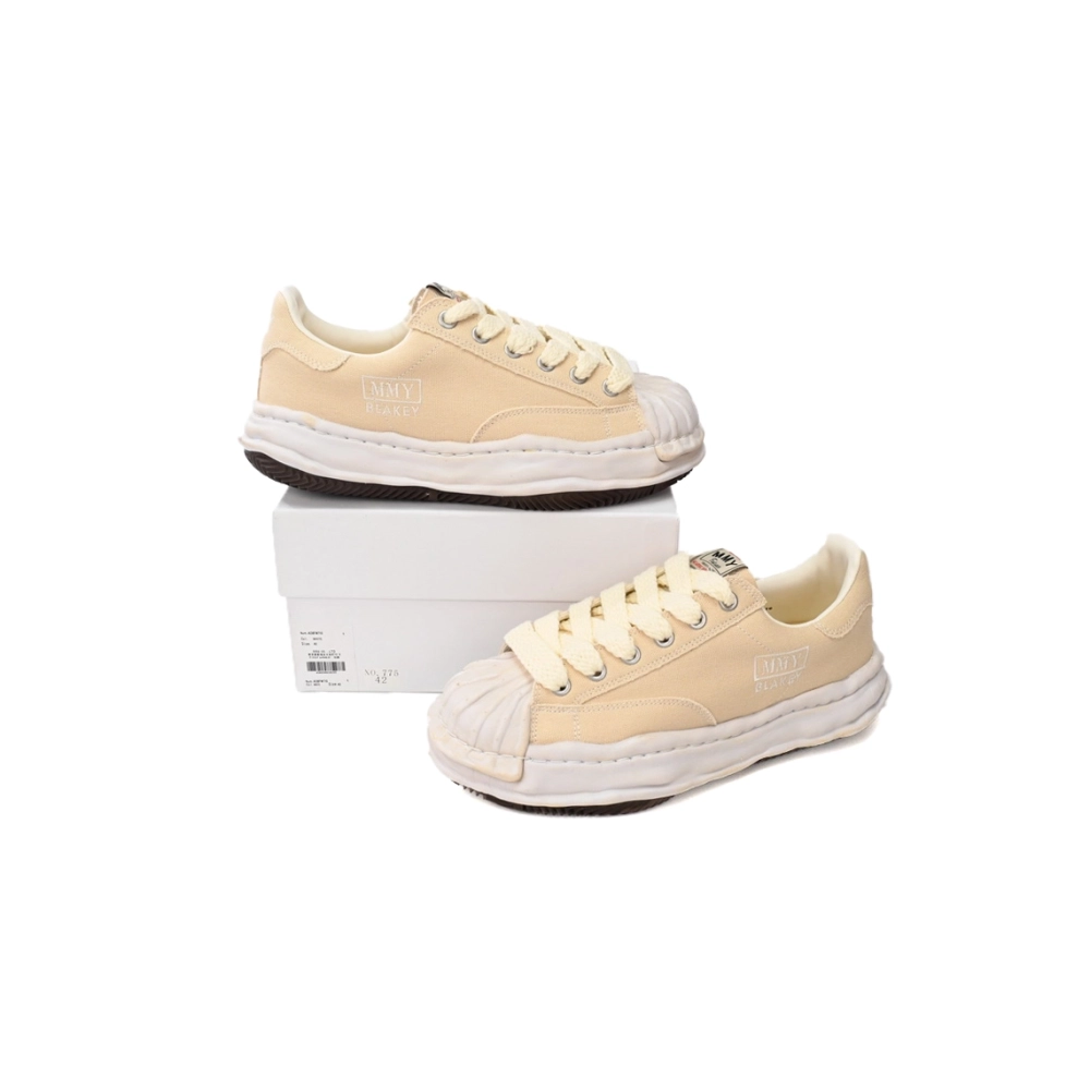 Mihara Yasuhiro Peterson OG Sole Canvas Low Pink White A08FW710 NO.775
