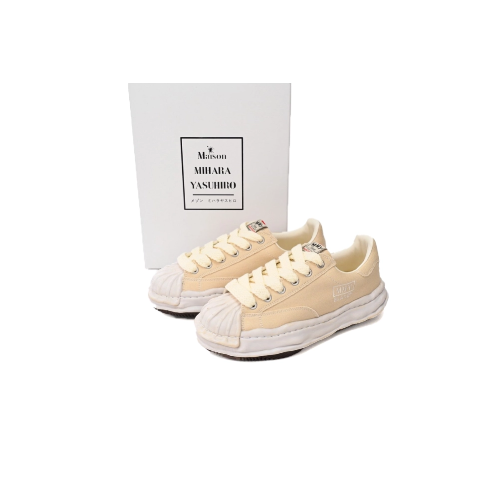 Mihara Yasuhiro Peterson OG Sole Canvas Low Pink White A08FW710 NO.775