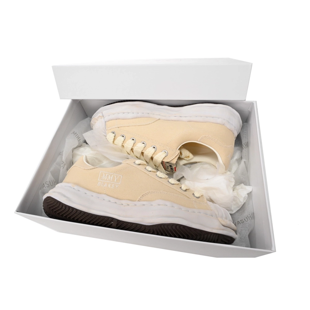 Mihara Yasuhiro Peterson OG Sole Canvas Low Pink White A08FW710 NO.775