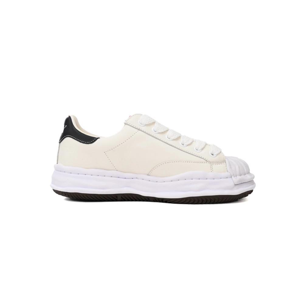 Maison Mihara Yasuhiro Blakey OG Sole Leather Low White Black Gold A06FW702 NO.702