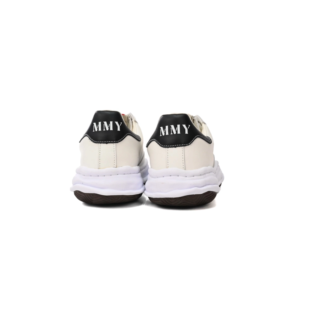 Maison Mihara Yasuhiro Blakey OG Sole Leather Low White Black Gold A06FW702 NO.702