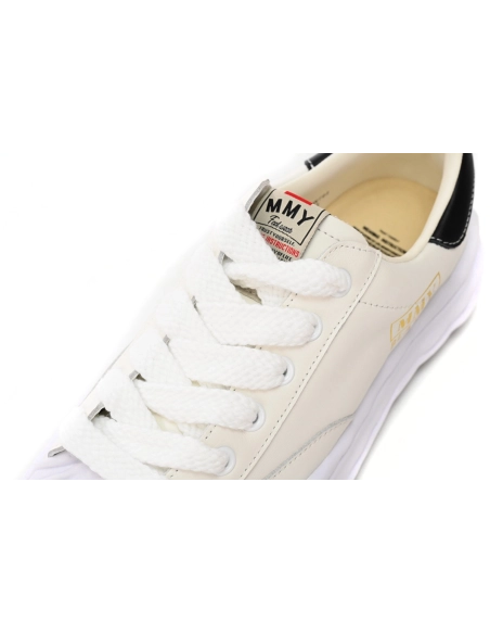 Maison Mihara Yasuhiro Blakey OG Sole Leather Low White Black Gold A06FW702 NO.702
