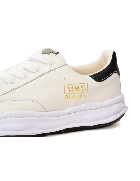Maison Mihara Yasuhiro Blakey OG Sole Leather Low White Black Gold A06FW702 NO.702