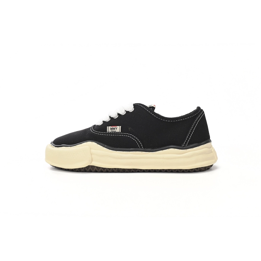 Mihara Yasuhiro Canvas Black And Vintage Yellow Sole A07FW719 NO.789