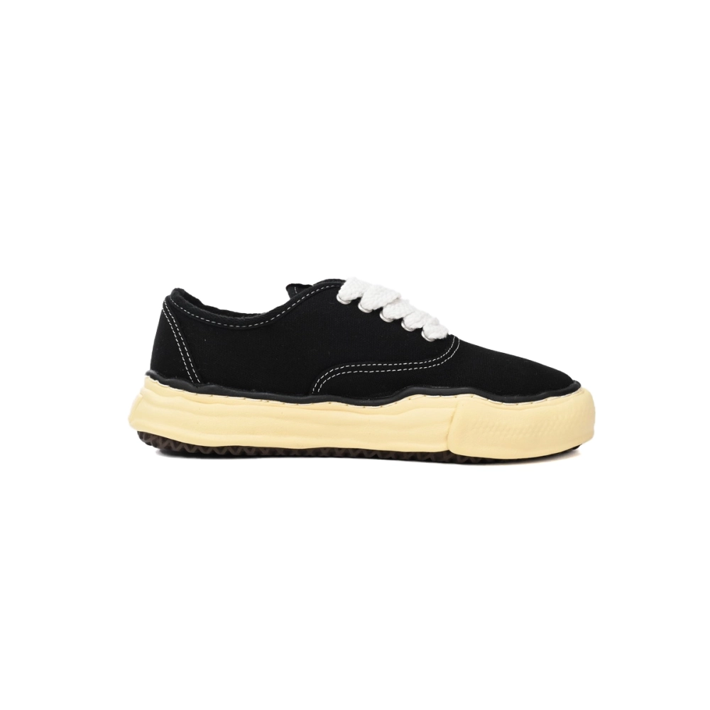 Mihara Yasuhiro Canvas Black And Vintage Yellow Sole A07FW719 NO.789