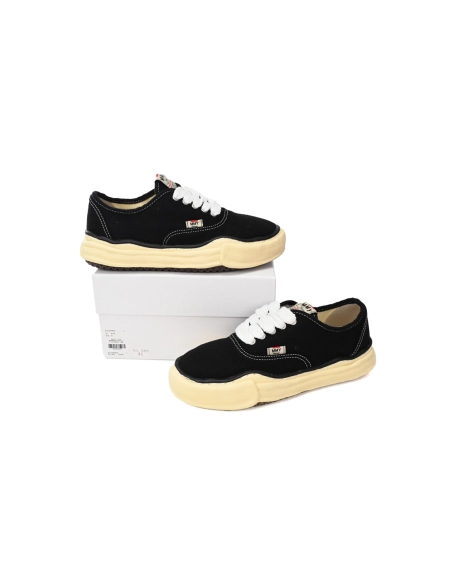 Mihara Yasuhiro Canvas Black And Vintage Yellow Sole A07FW719 NO.789