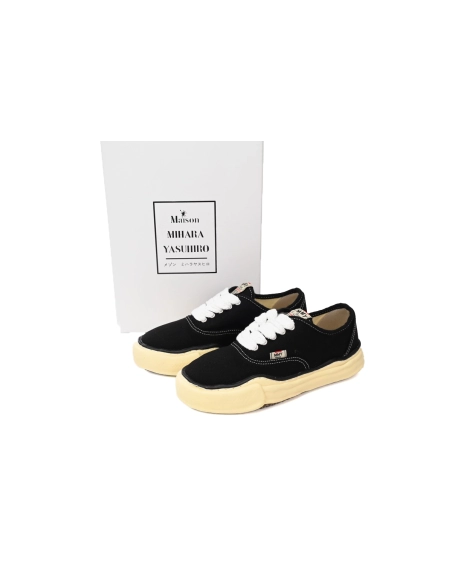 Mihara Yasuhiro Canvas Black And Vintage Yellow Sole A07FW719 NO.789