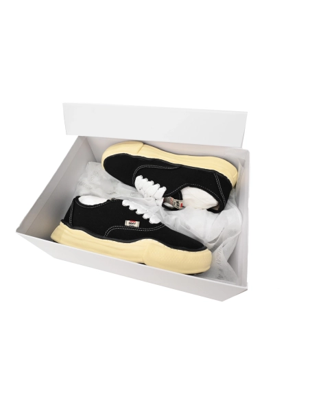 Mihara Yasuhiro Canvas Black And Vintage Yellow Sole A07FW719 NO.789