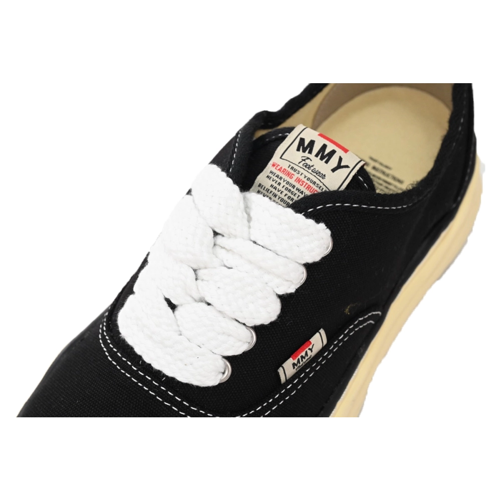 Mihara Yasuhiro Canvas Black And Vintage Yellow Sole A07FW719 NO.789