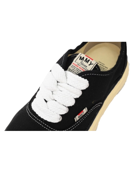 Mihara Yasuhiro Canvas Black And Vintage Yellow Sole A07FW719 NO.789