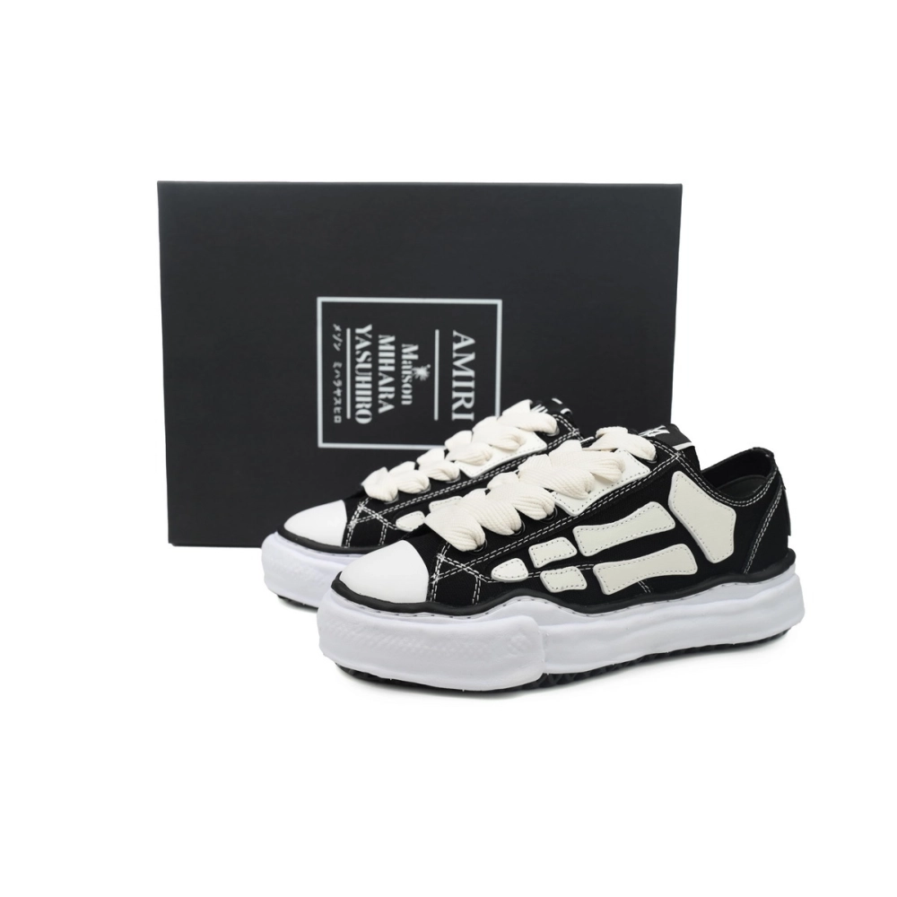 Mihara Yasuhiro x Amiri MMY Bones Skel-Top Low Black AMFOSR1076-001