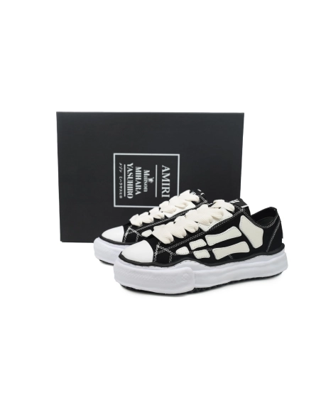 Mihara Yasuhiro x Amiri MMY Bones Skel-Top Low Black AMFOSR1076-001