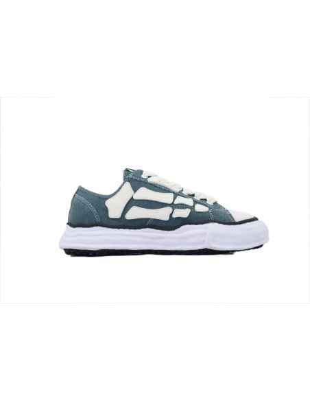 Maison Mihara Yasuhiro Alabaster x Amiri MMY Bones Skel-Top Low White Blue