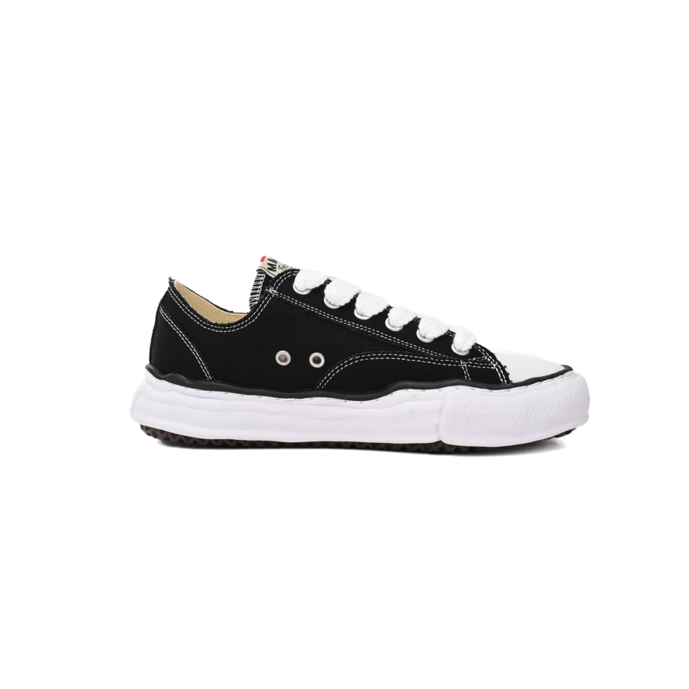 Maison Mihara Yasuhiro Peterson OG Sole Canvas Low Black A05FW702 NO.722