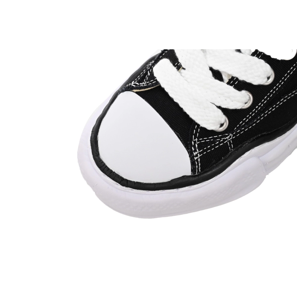 Maison Mihara Yasuhiro Peterson OG Sole Canvas Low Black A05FW702 NO.722