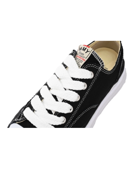 Maison Mihara Yasuhiro Peterson OG Sole Canvas Low Black A05FW702 NO.722