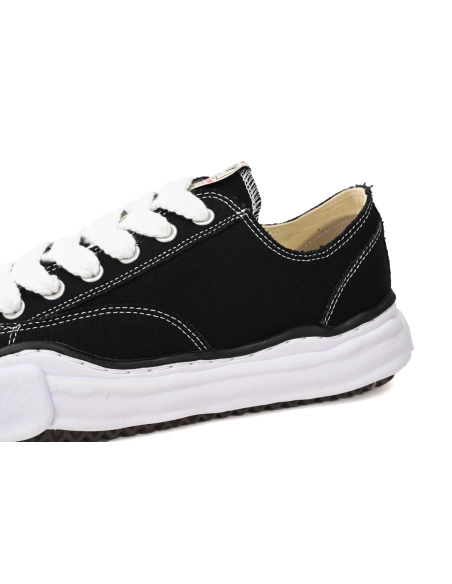 Maison Mihara Yasuhiro Peterson OG Sole Canvas Low Black A05FW702 NO.722