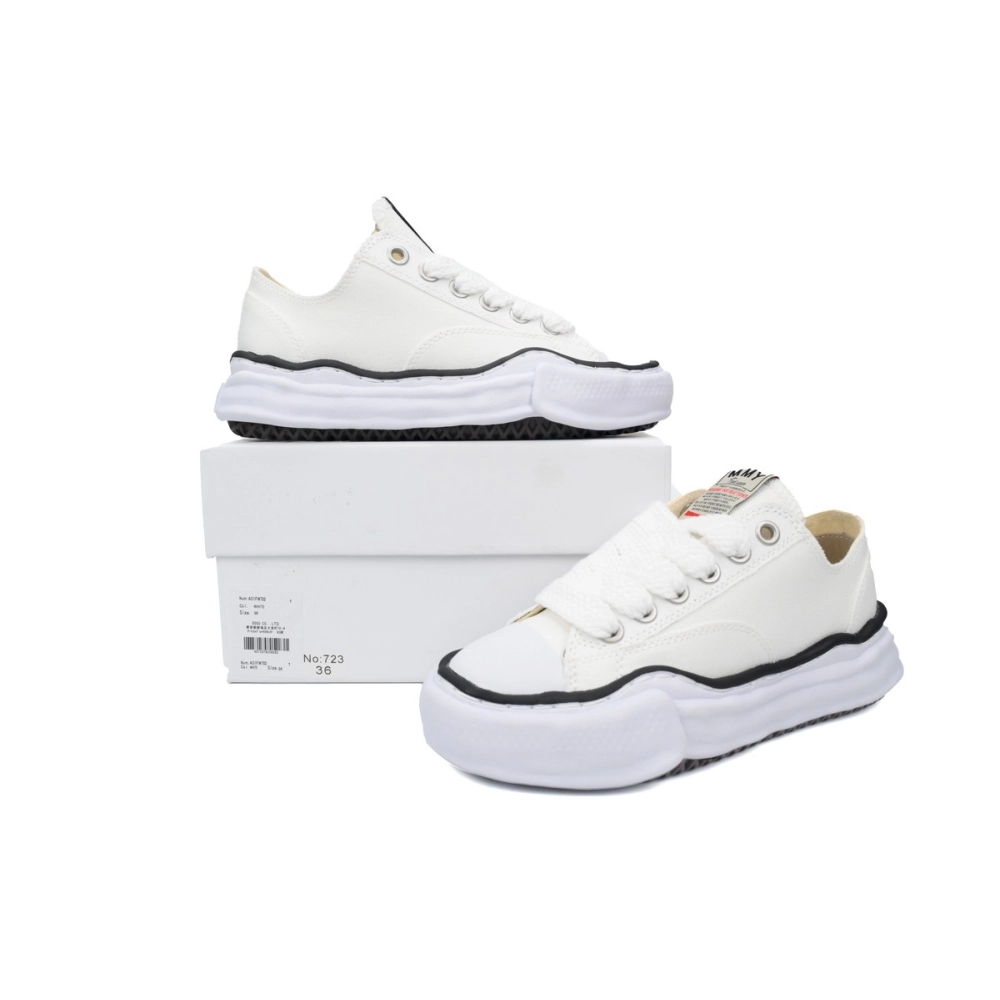 Mihara Yasuhiro Peterson OG Sole Leather Low White A06FW736 NO.723