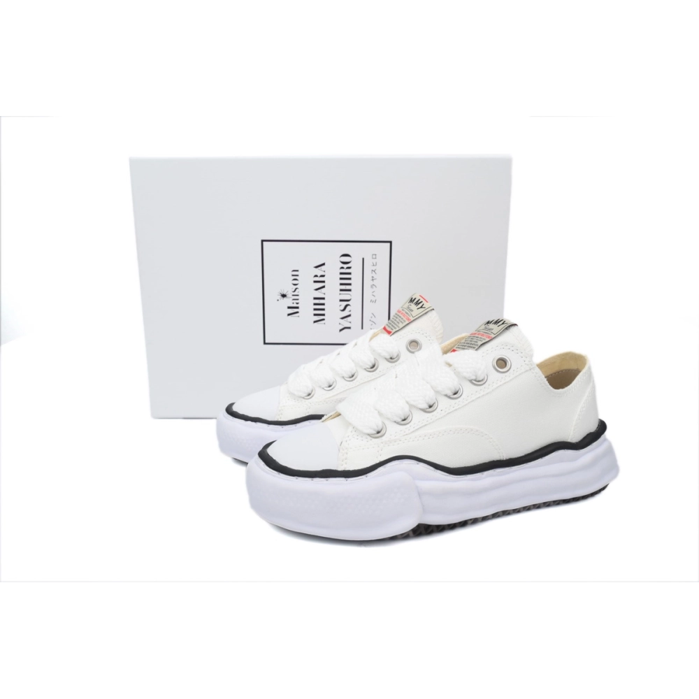 Mihara Yasuhiro Peterson OG Sole Leather Low White A06FW736 NO.723