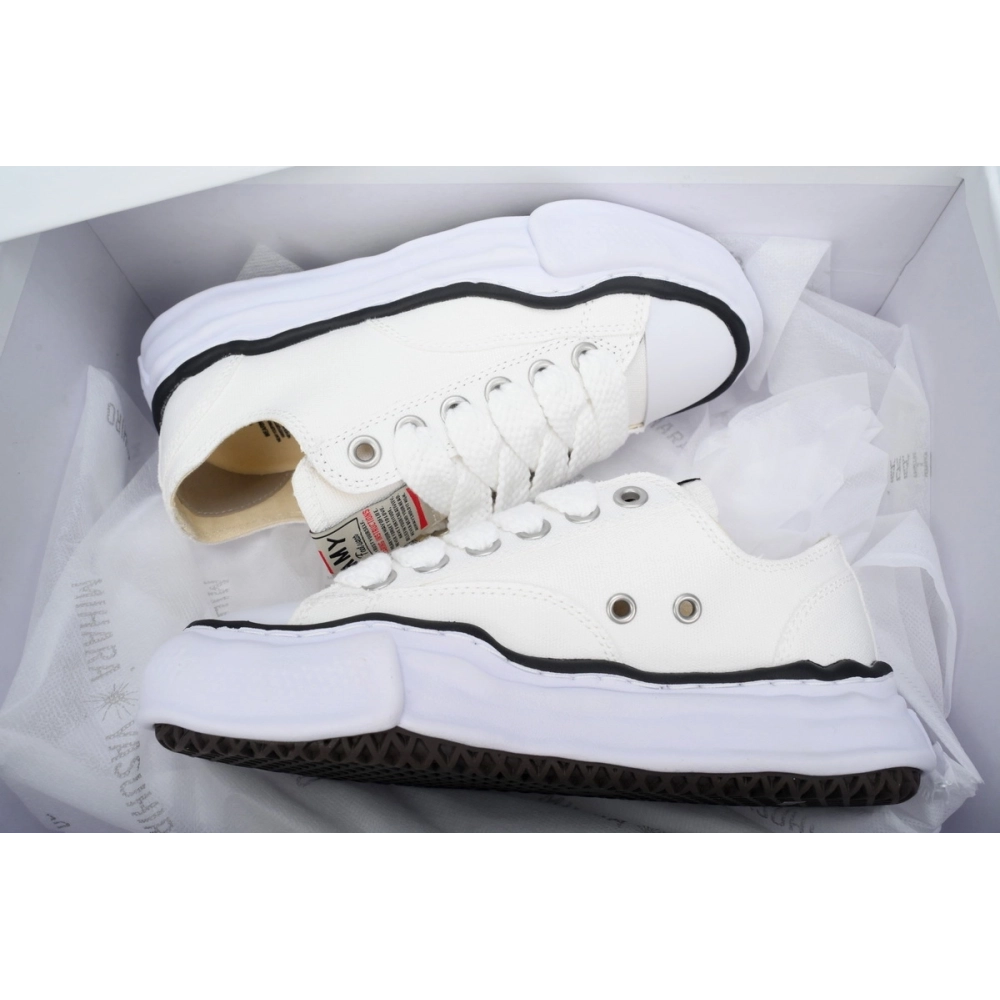 Mihara Yasuhiro Peterson OG Sole Leather Low White A06FW736 NO.723