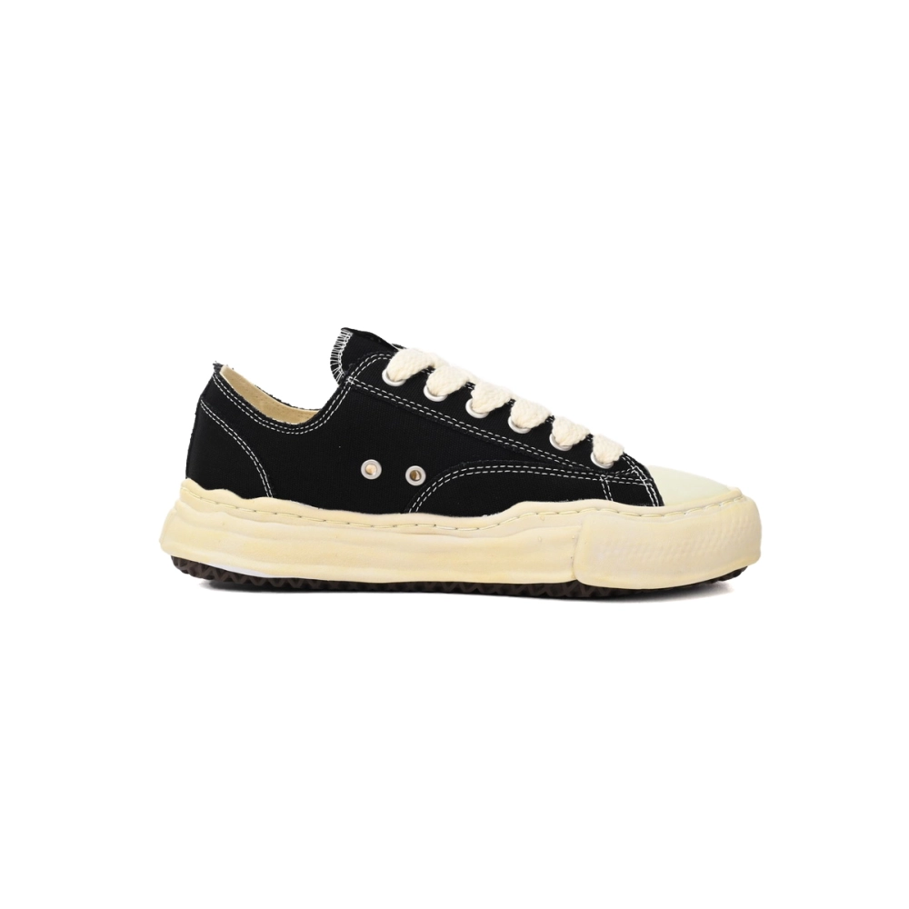 Mihara Yasuhiro Blakey OG Sole Canvas Low Black White A01FW06 NO.731
