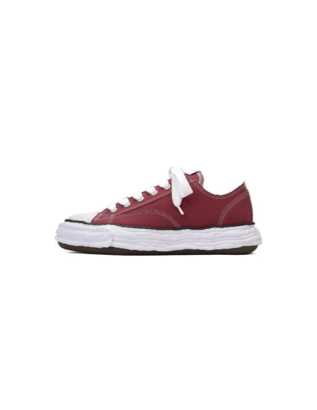 Mihara Yasuhiro Peterson OG Sole Canvas Low White Red A11FW702 NO.804
