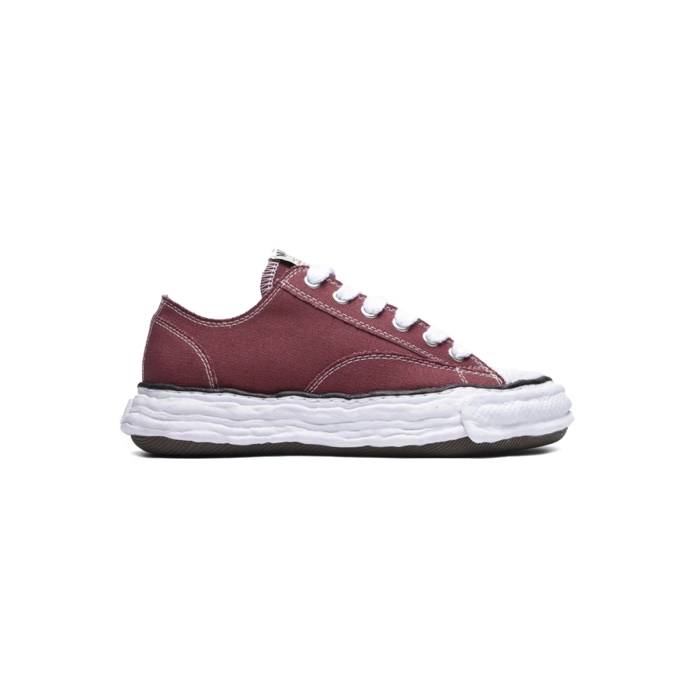 Mihara Yasuhiro Peterson OG Sole Canvas Low White Red A11FW702 NO.804