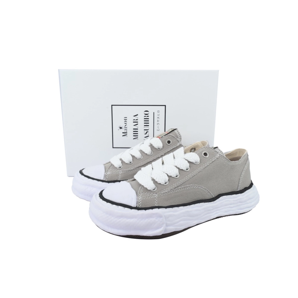 Mihara Yasuhiro Peterson 23 OG Sole Canvas Low White And Light Brown A11FW702 NO.806