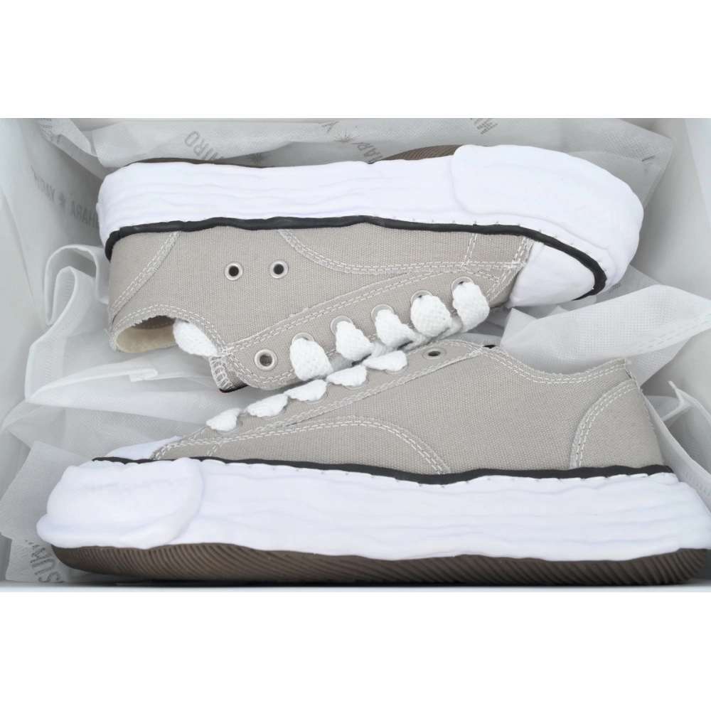 Mihara Yasuhiro Peterson 23 OG Sole Canvas Low White And Light Brown A11FW702 NO.806