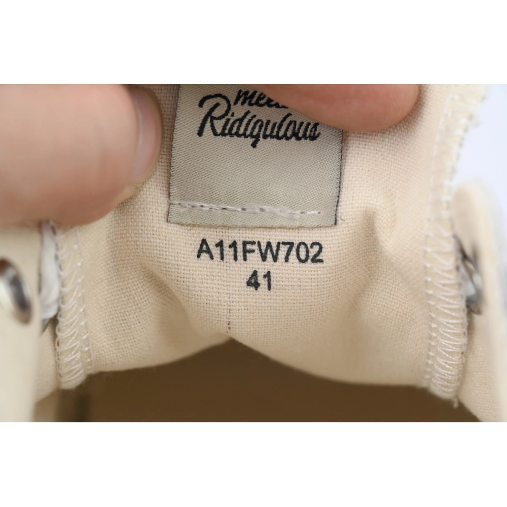 Mihara Yasuhiro Peterson 23 OG Sole Canvas Low White And Light Brown A11FW702 NO.806