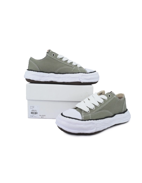 Mihara Yasuhiro Peterson 23 OG Sole Canvas Low White Brown A11FW702 NO.805