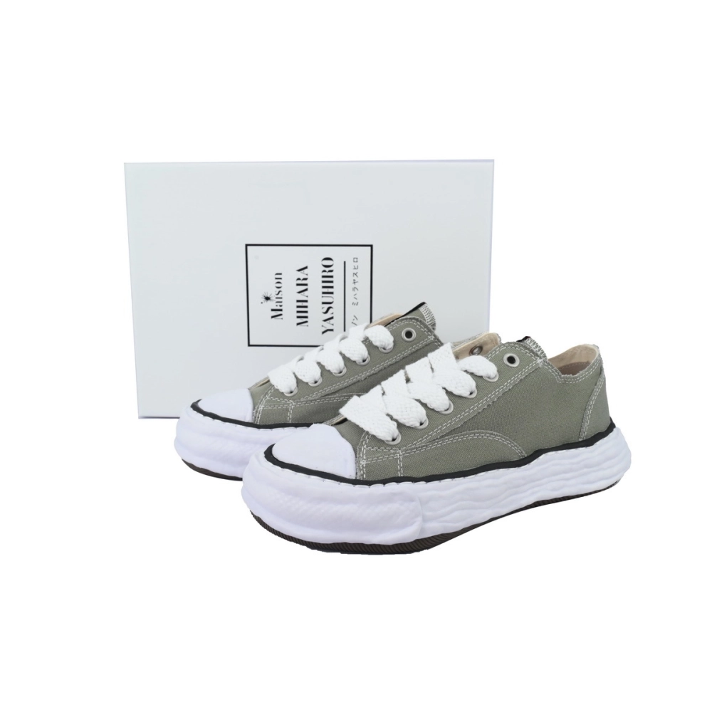 Mihara Yasuhiro Peterson 23 OG Sole Canvas Low White Brown A11FW702 NO.805