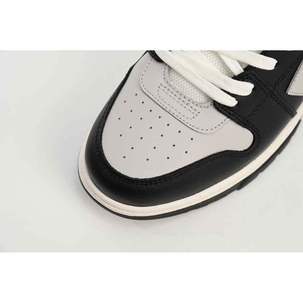 Off-White Out Of Office OOO Low Tops Light Grey Black OMIA189F22LEA0010709
