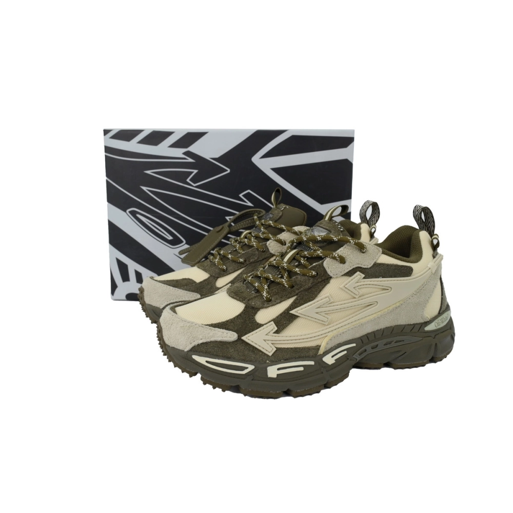 Off-White Be Right Back Grayish Green OMIA295F25 LEA001 5717
