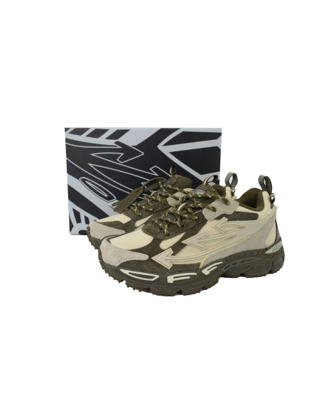 Off-White Be Right Back Grayish Green OMIA295F25 LEA001 5717