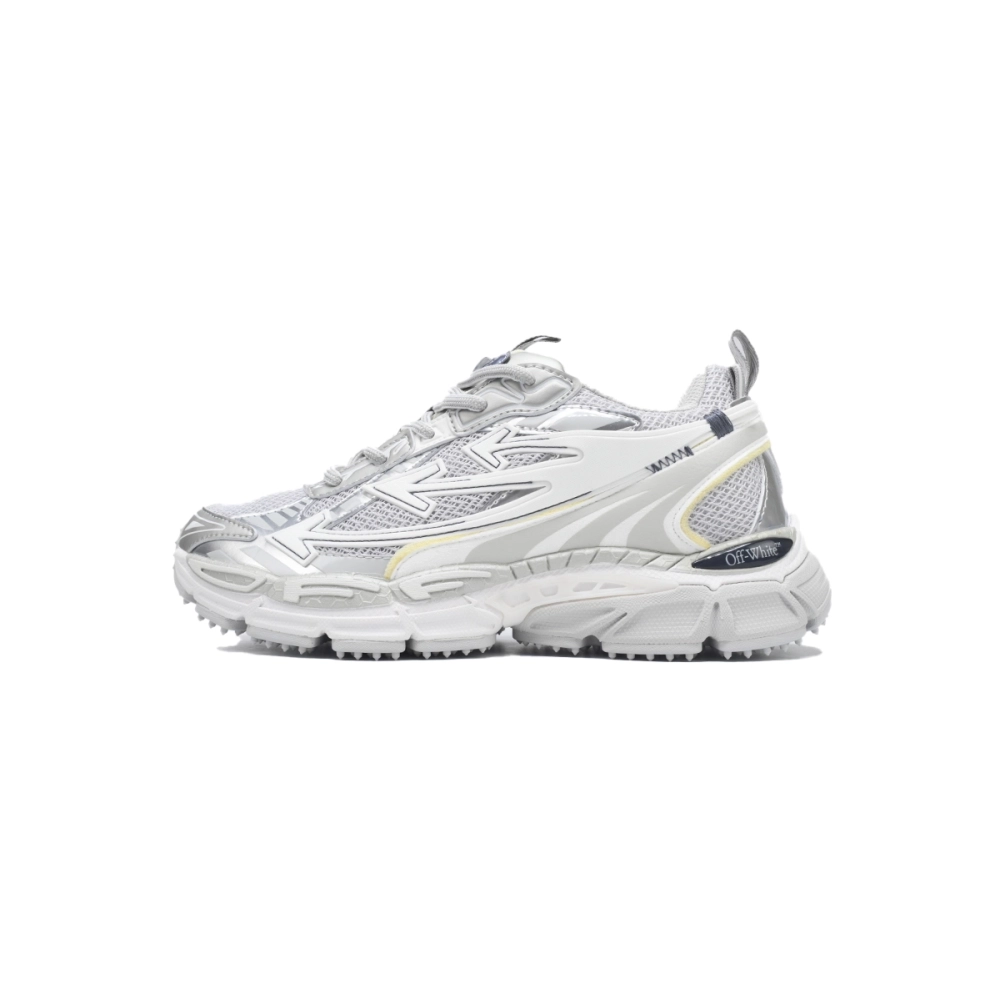Off-White Be Right BacK Military White Gray OMIA295C99FAB0010101