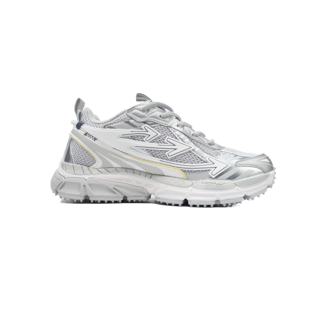 Off-White Be Right BacK Military White Gray OMIA295C99FAB0010101