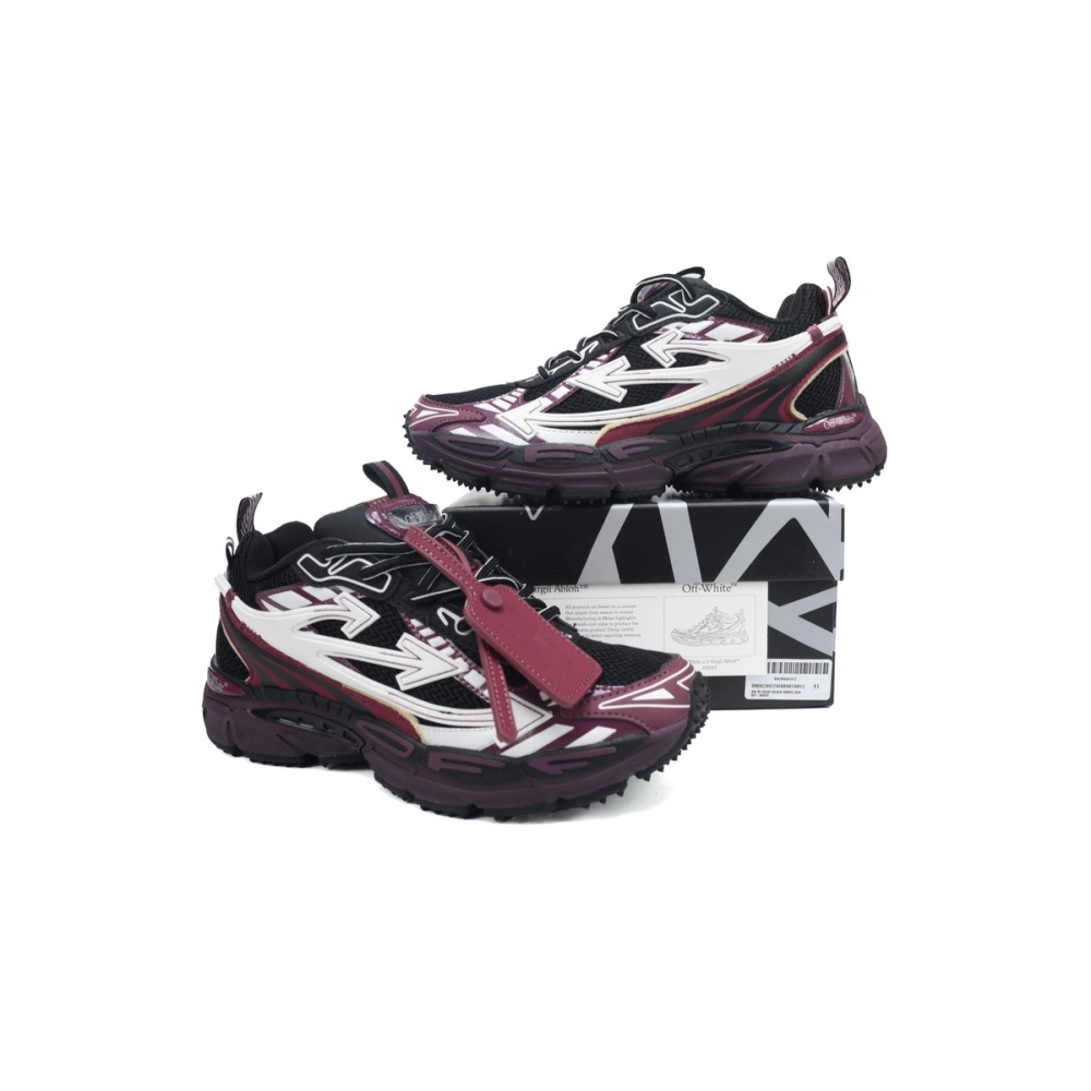 Off-White Be Right BacK Claret