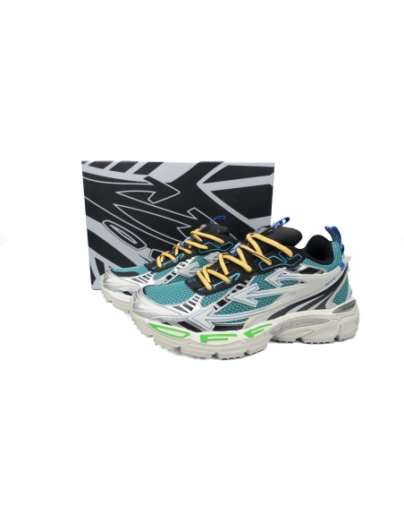 Off-White Be Right BacK Out Of Blue Green OMIA295F24FAB0020952