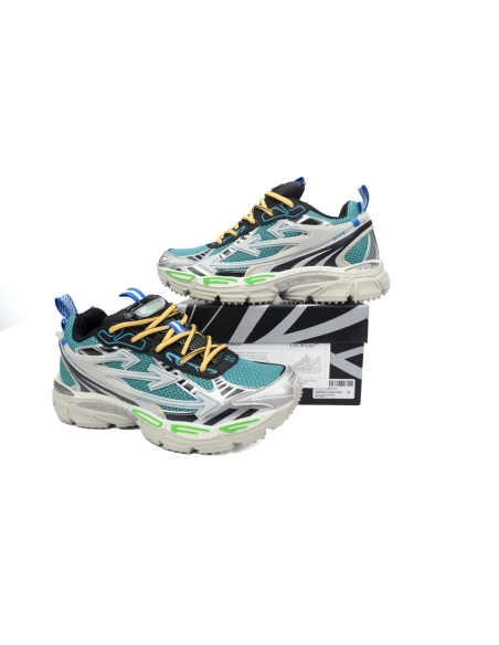 Off-White Be Right BacK Out Of Blue Green OMIA295F24FAB0020952