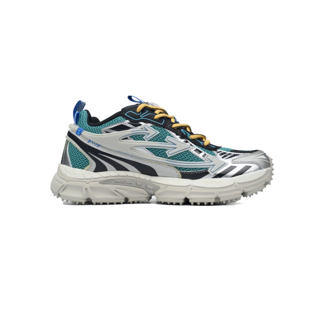 Off-White Be Right BacK Out Of Blue Green OMIA295F24FAB0020952