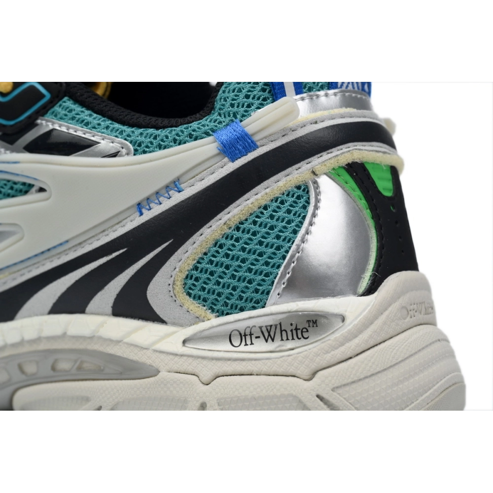 Off-White Be Right BacK Out Of Blue Green OMIA295F24FAB0020952