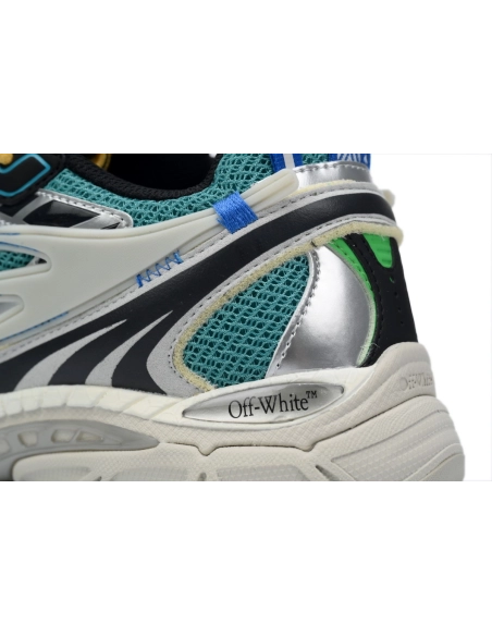 Off-White Be Right BacK Out Of Blue Green OMIA295F24FAB0020952