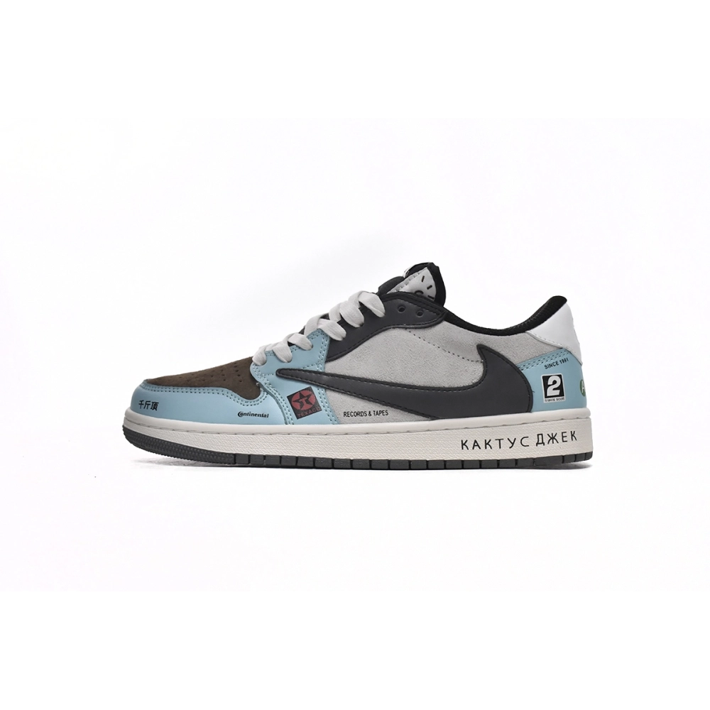 Travis Scott X Air Jordan 1 Low BMW JackBoys BM1300-030