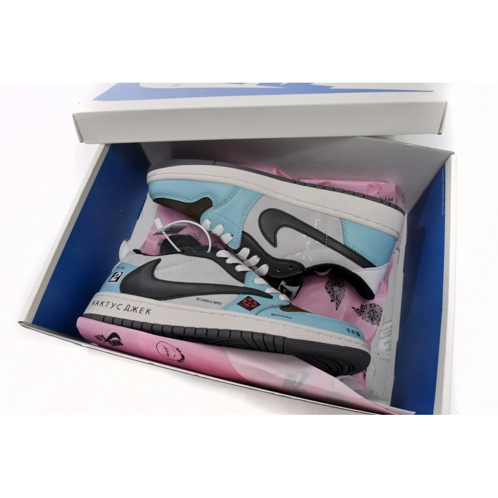 Travis Scott X Air Jordan 1 Low BMW JackBoys BM1300-030